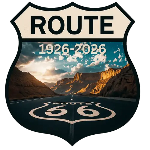 Grand Canyon Route 66 Centennial logo